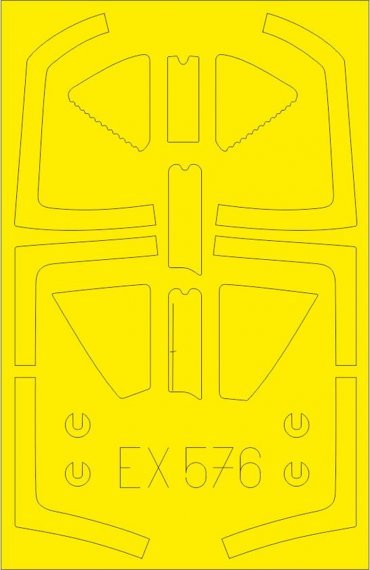 Mask 1/48 Harrier T.2/T.4/T.8