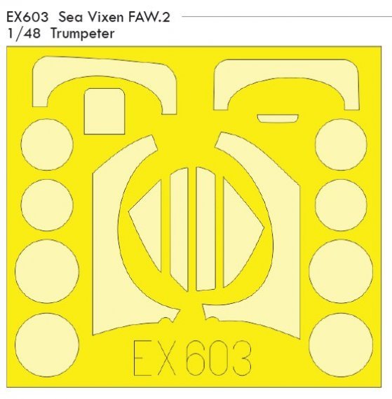 Mask 1/48 Sea Vixen FAW.2