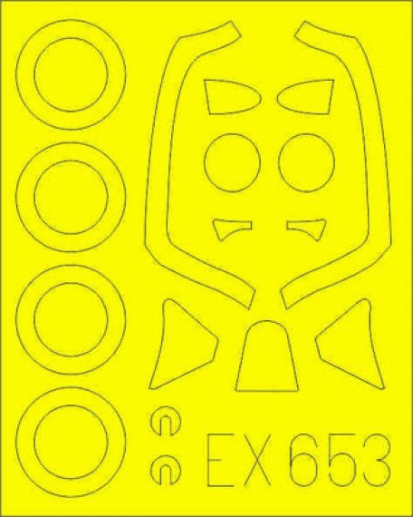 Supermarine Spitfire FR Mk.XIV 1/48 masks