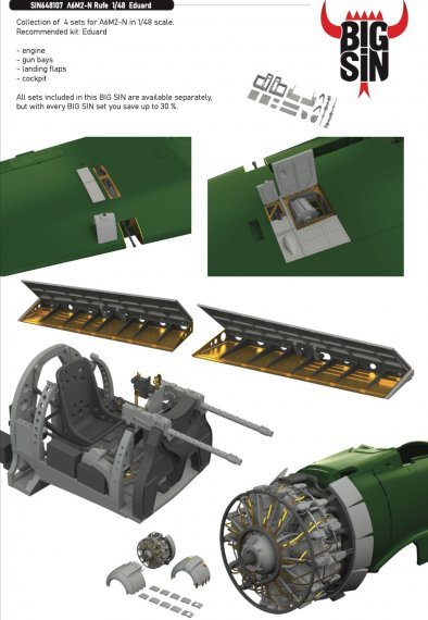 BIGSIN 1/48 A6M2-N Rufe