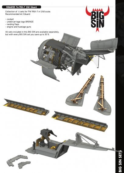 BIGSIN 1/48 Fw 190A-7 for Eduard