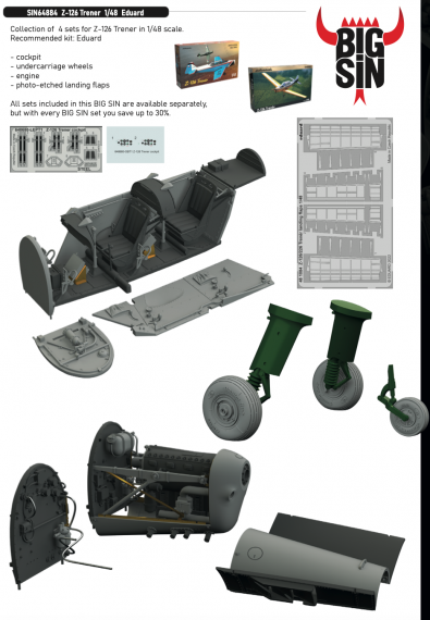 BIGSIN 1/48 Z-126 Trener