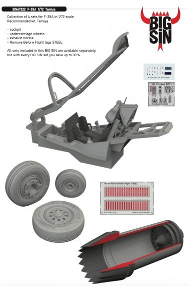 BIGSIN 1/72 F-35A for Tamiya