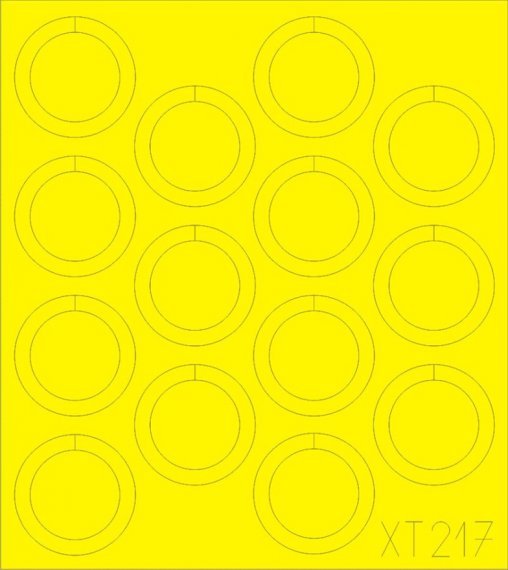 1/35 Russian SU-76M wheels masks