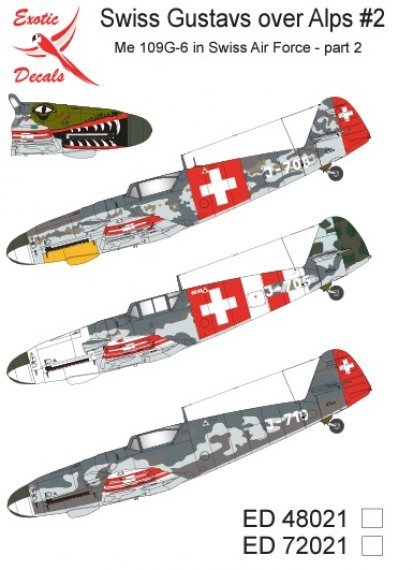 1/48 Swiss Gustavs over Alps Part 2 Messerschmitt Bf-109G-6