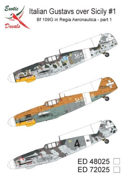 1/48 Italian Regia Aeronautica Gustav over Sicily Part 1 Bf-109G