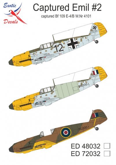 1/48 Captured Messerschmitt Bf-109E-4 Emil Part 2