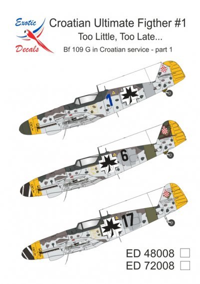 1/72 Croatian Ultimate Fighter Bf-109G Part 1