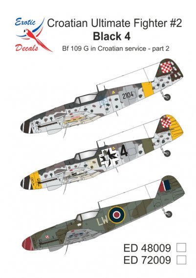 1/72 Croatian Ultimate Fighter Bf-109G Part 2