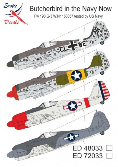 1/72 Butcherbird in the Navy Focke-Wulf Fw-190G-3