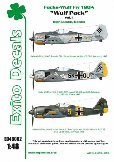 1/48 Focke-Wulf Fw-190A-3 decals