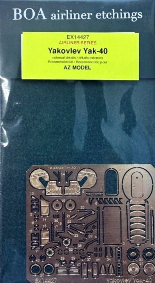 1/144 Yakovlev Yak-40 External details for AZ Models