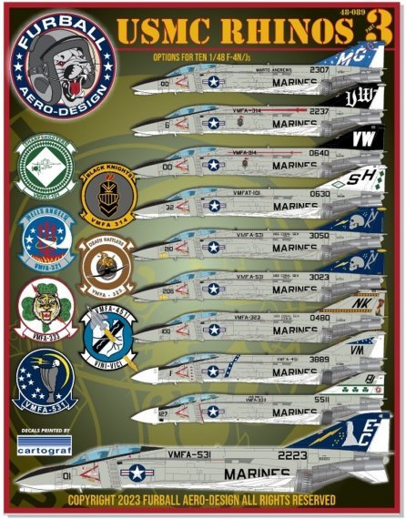 1/48 Usmc Rhinos part 3 F-4N and F-4J