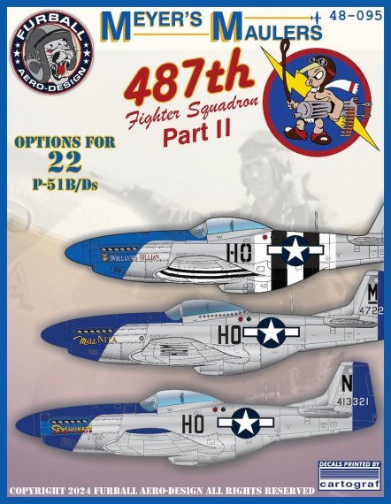 1/48 Meyers Maulers Part2 P-51B and P-51D Mustangs
