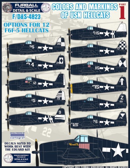 1/48 Grumman F6F-5 Hellcats