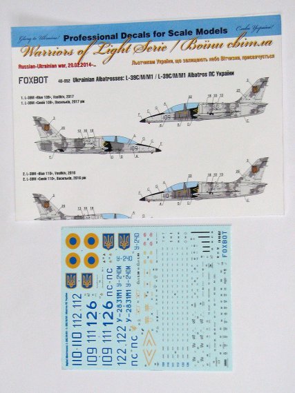 1/48 Ukrainian Digital Albatrosses: Aero L-39C/M1
