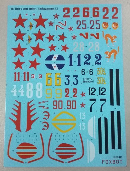 1/72 Tupolev SB-2M-100 Stalins speed bomber