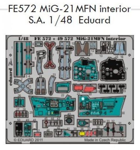 1/48 MiG-21MFN interior S.A. (EDU)