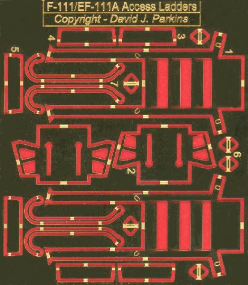 1/72 F-111/EF-111A Ladders