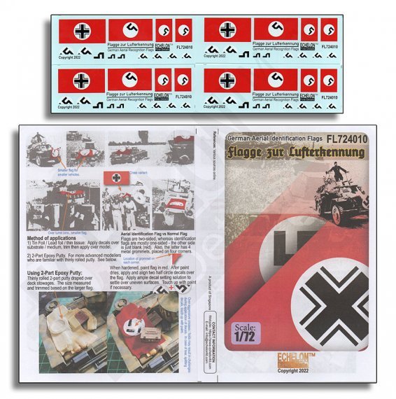 1/72 German Aerial Identification Recognition Flags