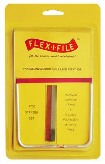 Flex-I-Files Start Set Anodized Aluminum Frame Abrasives