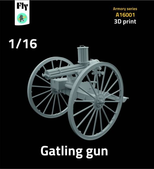 FLY Gatling Gun 1/16 - Impression 3D