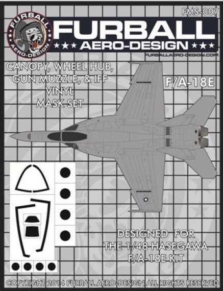 1/48 McDonnell-Douglas F/A-18E Super Hornet Vinyl Mask Set
