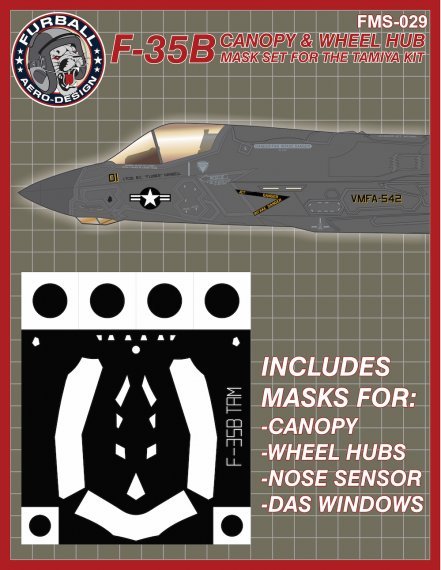 1/48 Tamiya F-35B mask for Tamiya