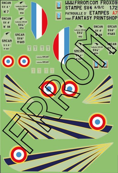1/72 Stampe & Vertongen S.V.4 Etampes