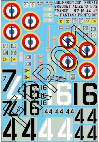 Azur Decals Breguet Aliz� 1G Frankreich 1/72