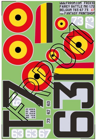 1/72 Fairey Battle Belgium