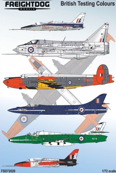 1/72 British Testing colours