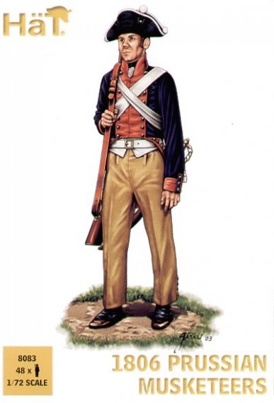HAT 1/72 Moschettieri Prussiani 1806 - 48 figure