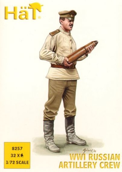 1/72 WWI Russian Artillery Crew