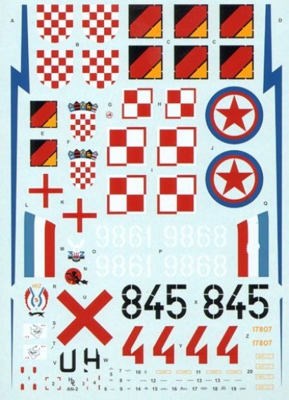 1/48 Antonov An-2 Colt Croatian, Korean, German, Polish Air forc