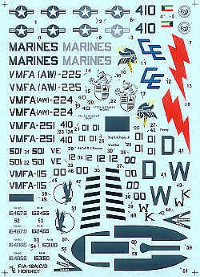 1/72 McDonnell-Douglas F/A-18A/C/D