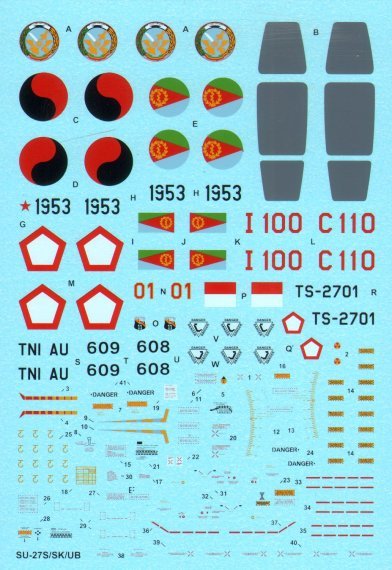 1/72 Su-27 Ethiopia, Eritree, Angola, Indonesia