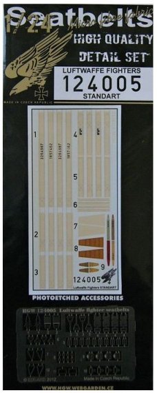 1/24 Seatbelts Luftwaffe Fighters (Standard)