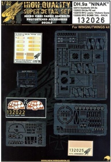 1/32 DH.9a 'NINAK' SUPER SET (4 sets-in-1)