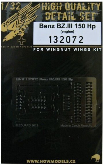 1/32 Benz BZ.III 150 Hp Detail set (WNW)
