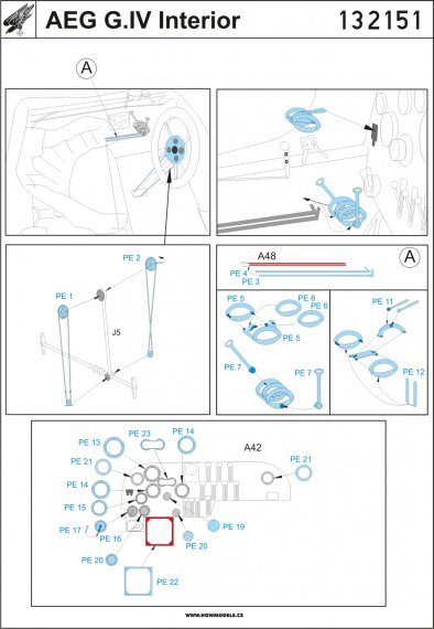 1/32 AEG G.IV  Interior PE Sets