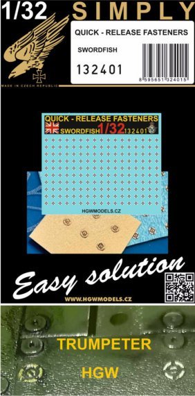 1/32 Quick-release Fasteners SWORDFISH SIMPLY decal