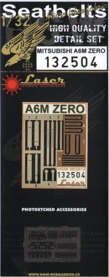 1/32 Seatbelts Mitsubishi A6M Zero