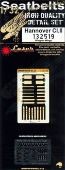1/32 Hannover Cl.II seatbelts