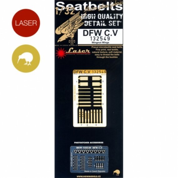 1/32 DFW.CV seat belts set (for Wingnut Wings)