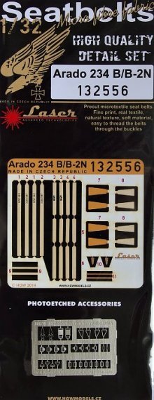 1/32 Arado Ar 234B & Ar 234B-2N Seatbelts (for Fly)
