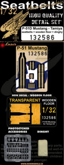 1/32 North-American P-51D Mustang detail set