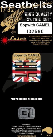 1/32 Seatbelts Sopwith Camel