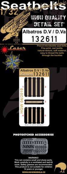 1/32 Albatros D.V/D.Va seatbelts