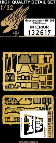 1/32 Bf 109E interior PE set
